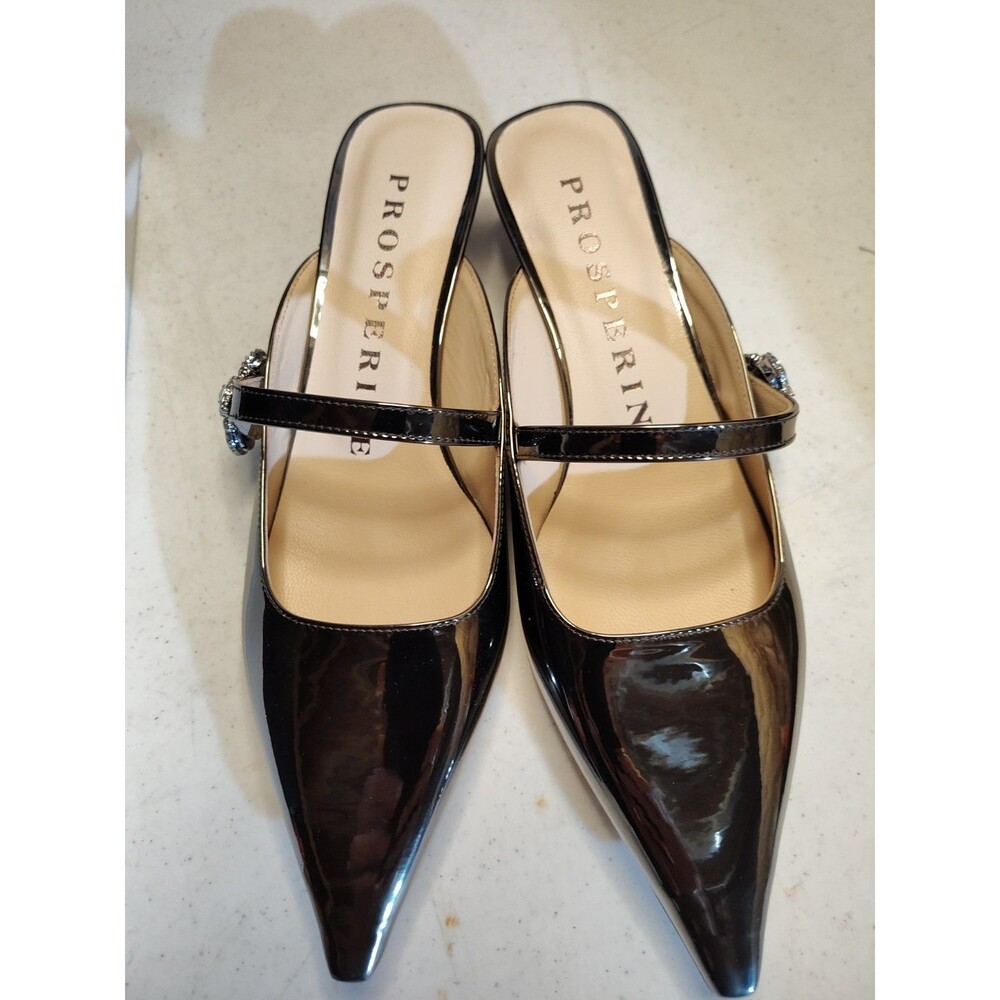 Prosperine Women's 1-in Channel T 35 Mm Specchio Pumps NIB (677